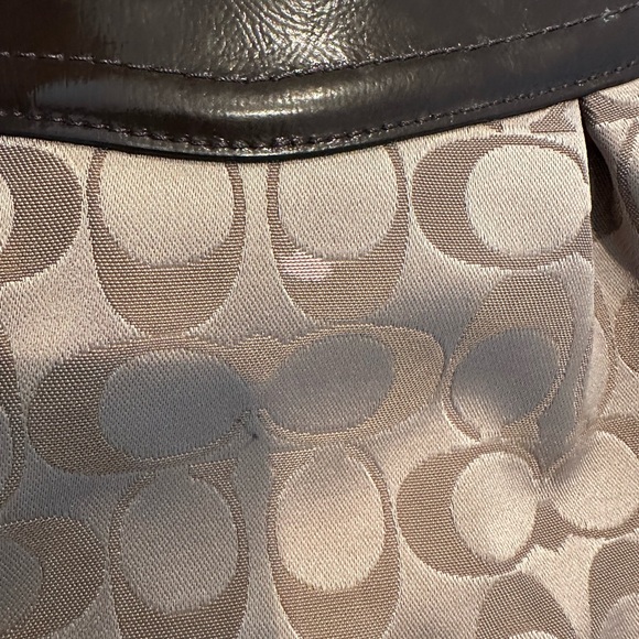Coach Signature Canvas and Leather Handbag - Picture 10 of 10
